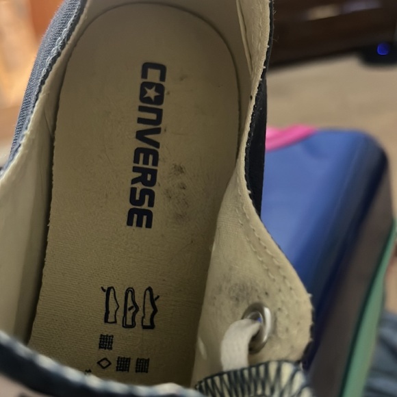 Navy Blue Converse All Stars - Picture 4 of 7